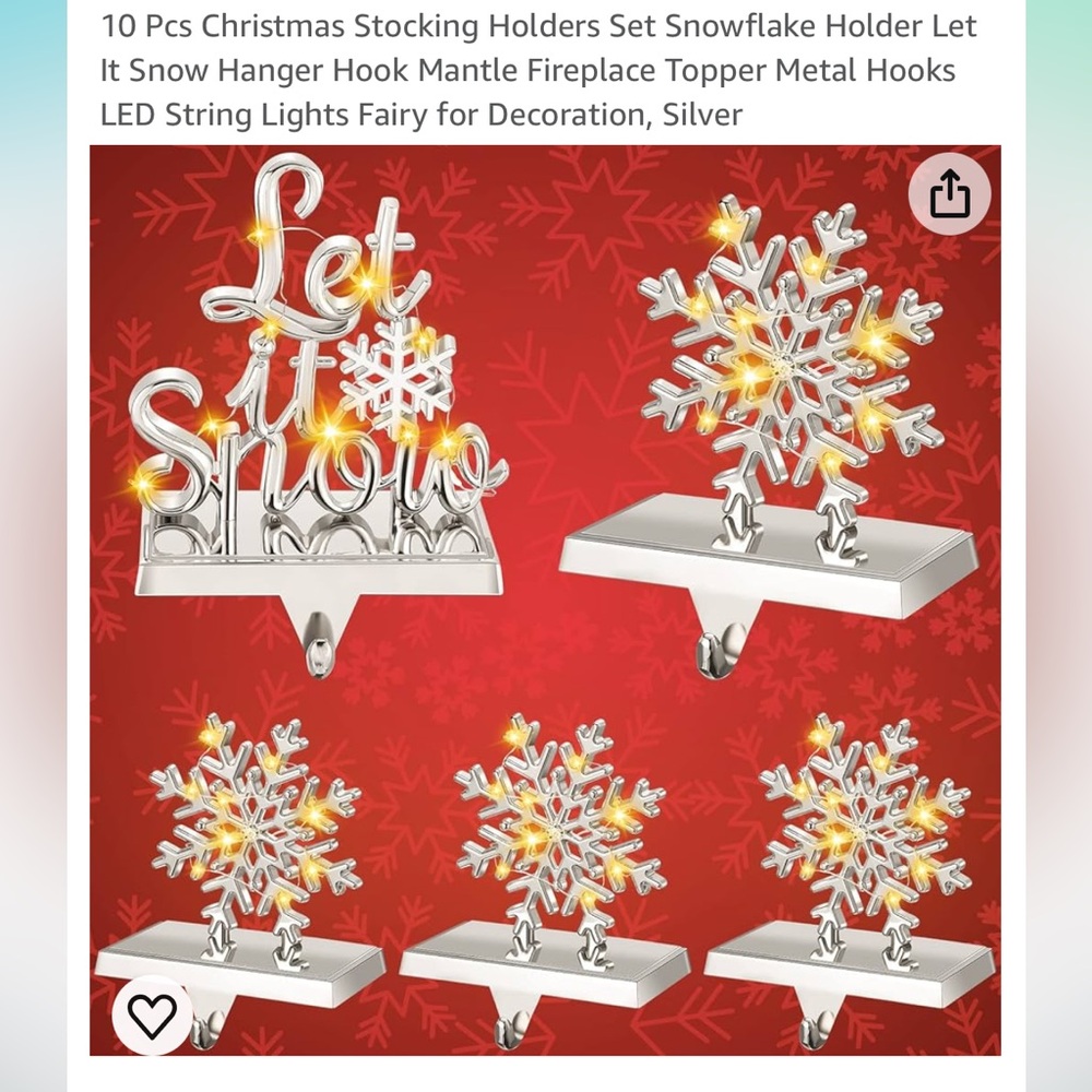 10piece stocking holders